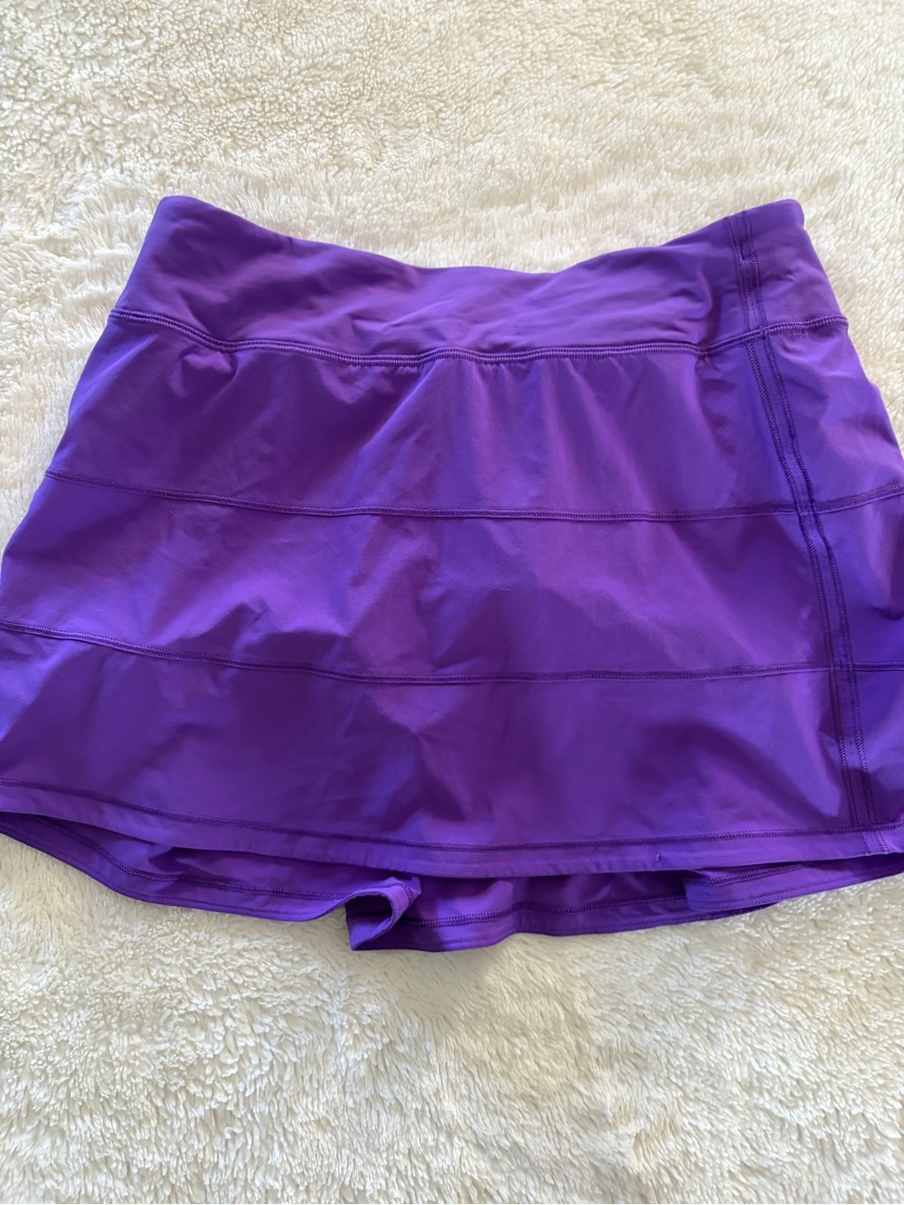 Lululemon atomic purple pace rival skirt